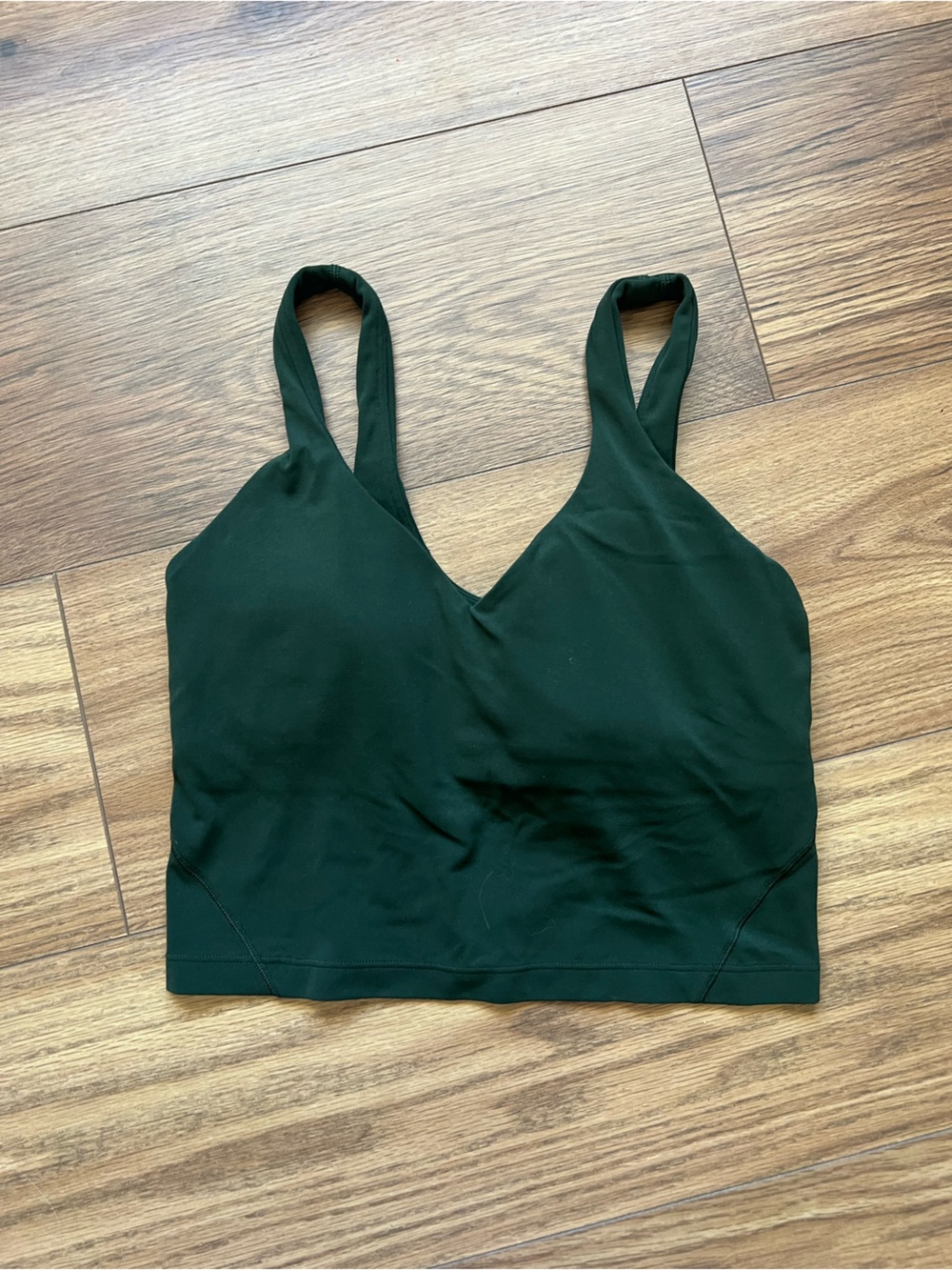Lululemon Dark Green Align Bralette with Built in Bra